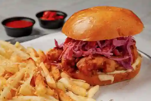 Sándwich de Pollo Frito