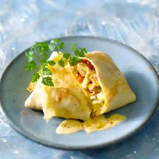 Crepe de Pollo Al Curry