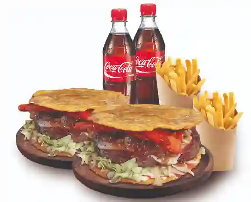 Combo Burger Para Dos