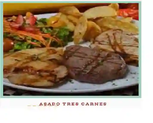 Asado Tres Carnes