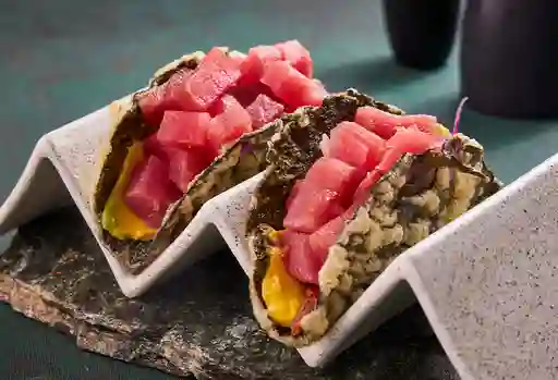 Poke Taco de Atún