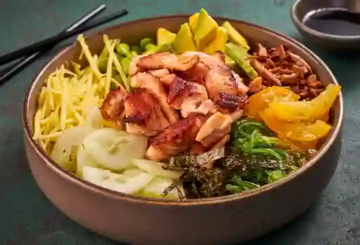 Salmón Parrillado Poke Bowl