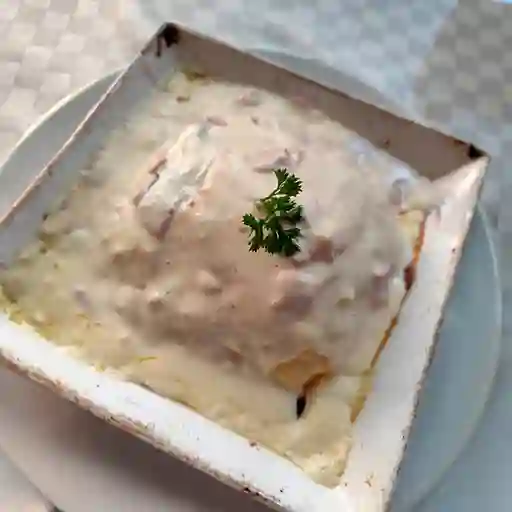 Lasagna de Pollo y Champiñones