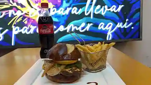 Hamburguesa Mixta en Combo