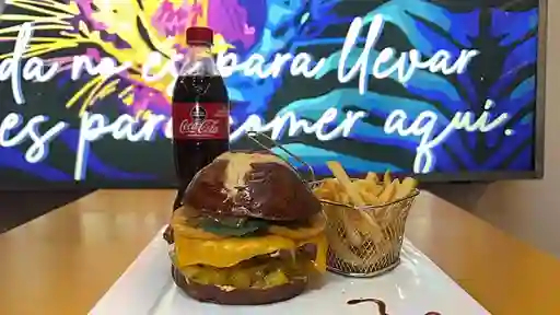 Hamburguesa Hawaiana en Combo