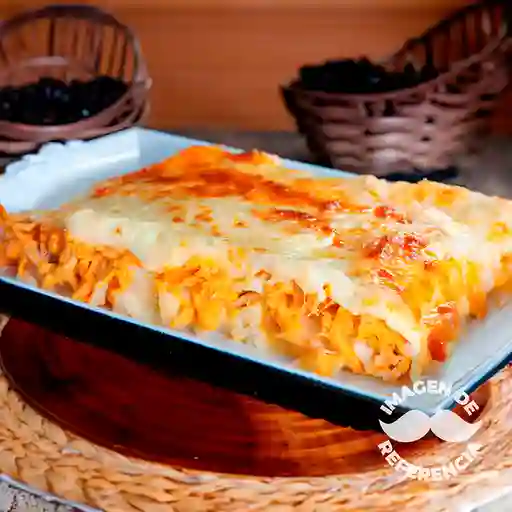 Lasagna Pollo Jamón Pequeña