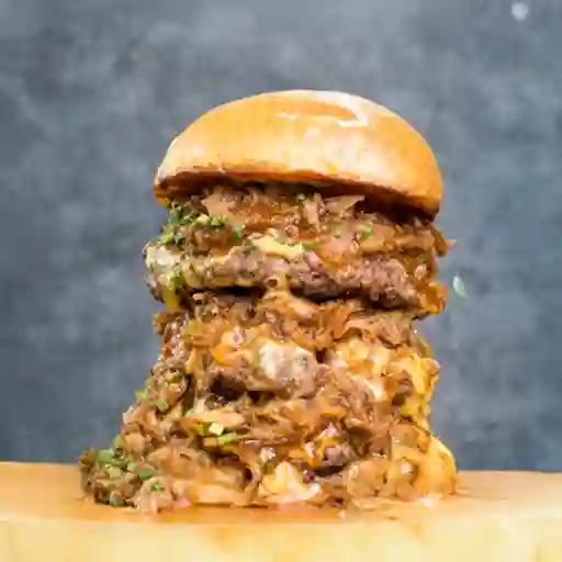 Triple BBQ Ribs Burger