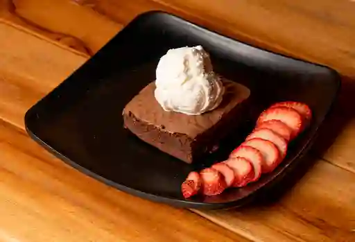 Brownie con Helado