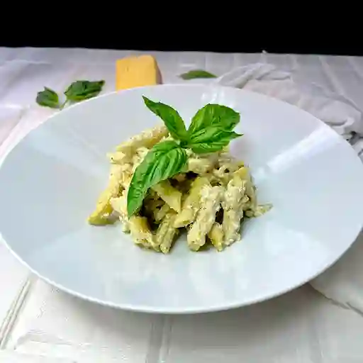 Pasta Vegetariana Pesto y Ricotta