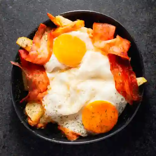 Papas Huevos Rotos