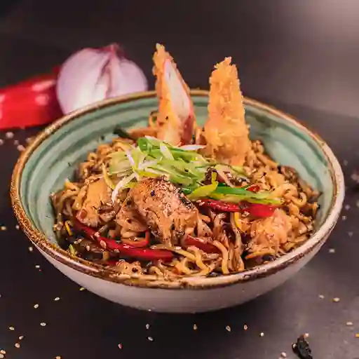 Yaki Soba de Frutos del Mar