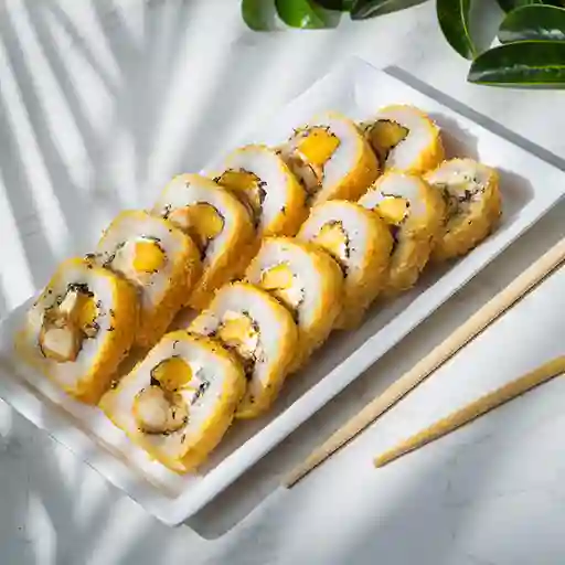 12 Bocados de Sushi Tilapia Tempura