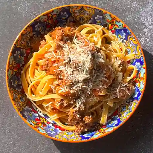 Tagliolini al Regù Boloñesa