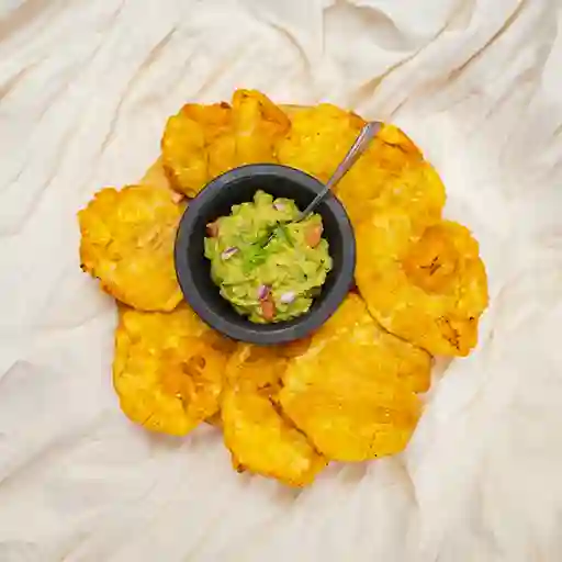 Patacones con Guacamole