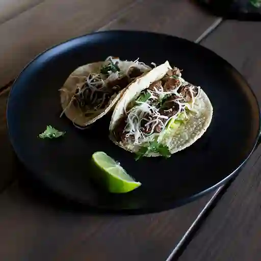 Tacos Tinga de Pollo X3