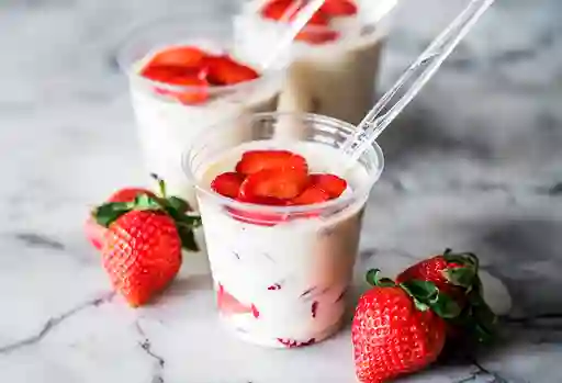 Fresas con Crema Pequeñas