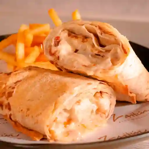 Wrap de Pollo Manzana y Almendras	