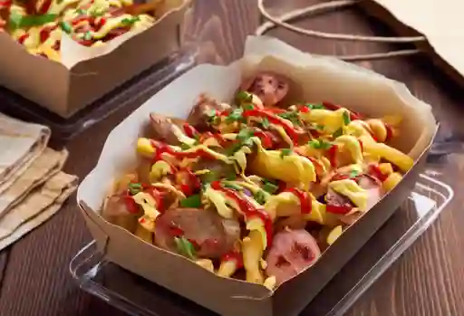 Salchipapa Mixto