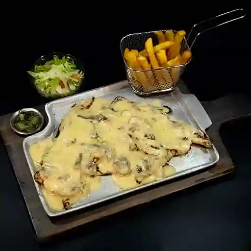 Pechuga en Salsa de Champiñones