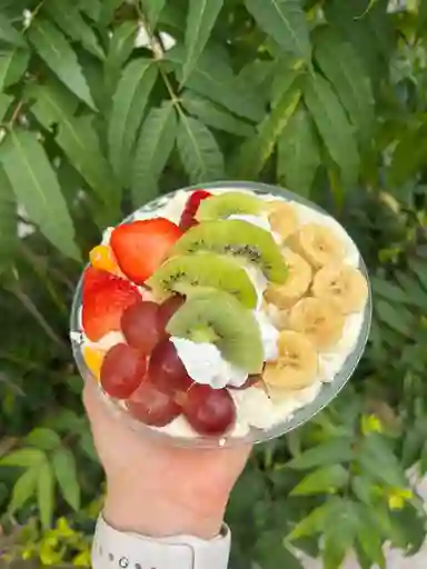 Ensalada de Frutas + Helado