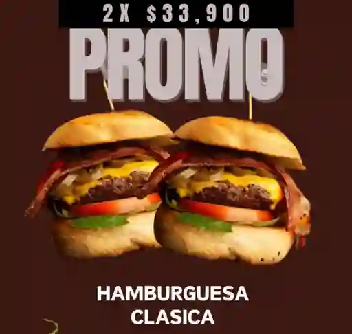 Promoción 2 Hamburguesas Clasicas