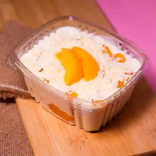 Cremoso de Melocotón con Queso Grande