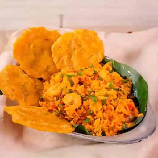 Arroz Encocado de Camaron