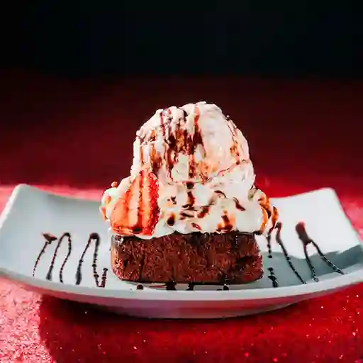 Brownie con Helado