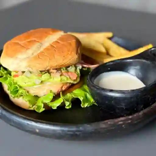 Hamburguesa Pico-Guacamole