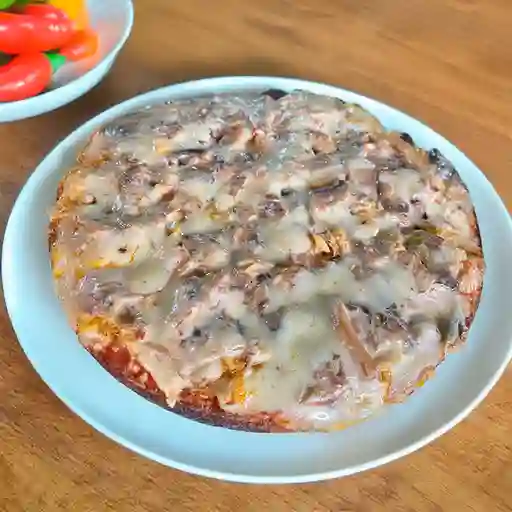 Pizza Pollo con Champiñones