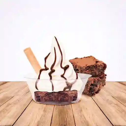 Brownie con Helado