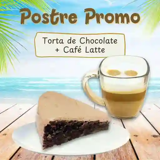 Torta de Chocolate + Café Latte