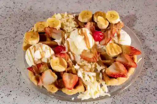 Waffle especial 2 personas 48 onz
