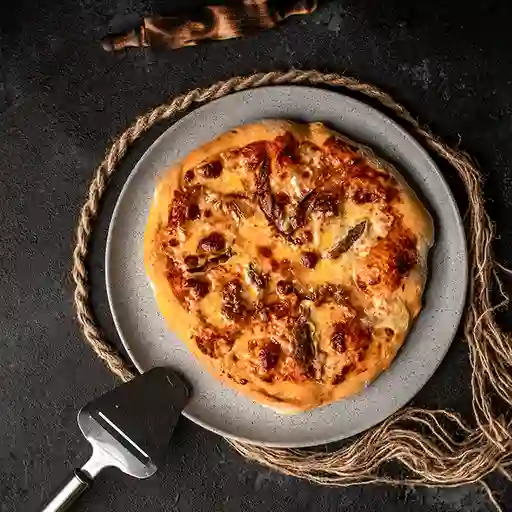 Pizza Pollo Champiñón