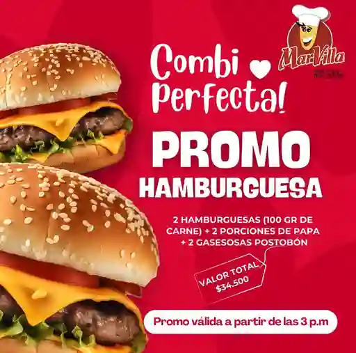 Combo Promo Burguers