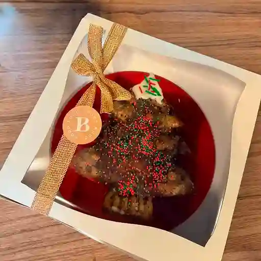 Arbol de Brownie Galleta y Frutos Rojos