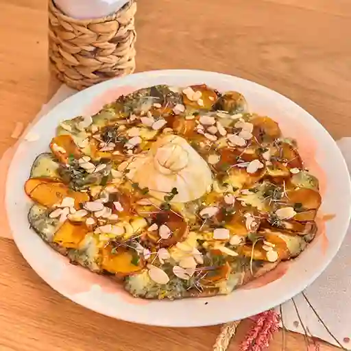 Pizza de Duraznos