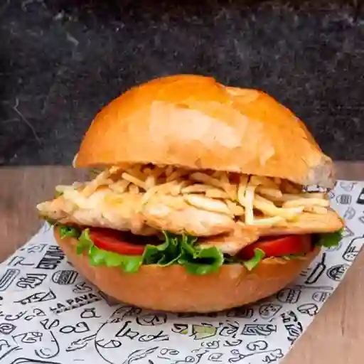Hamburguesa con Filete de Pechuga