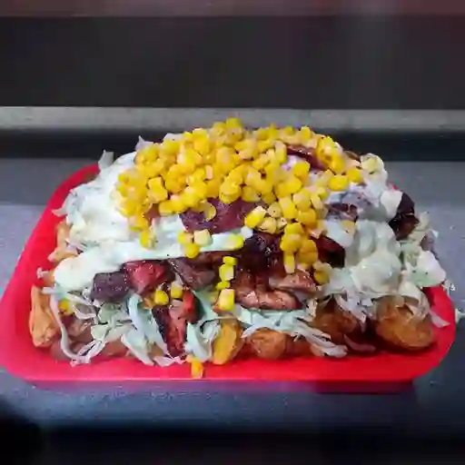 Salchipapa Especial