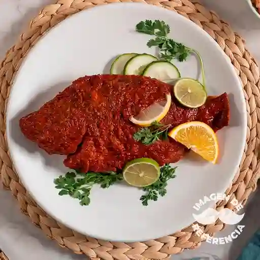 Mojarra en Salsa de Camarón