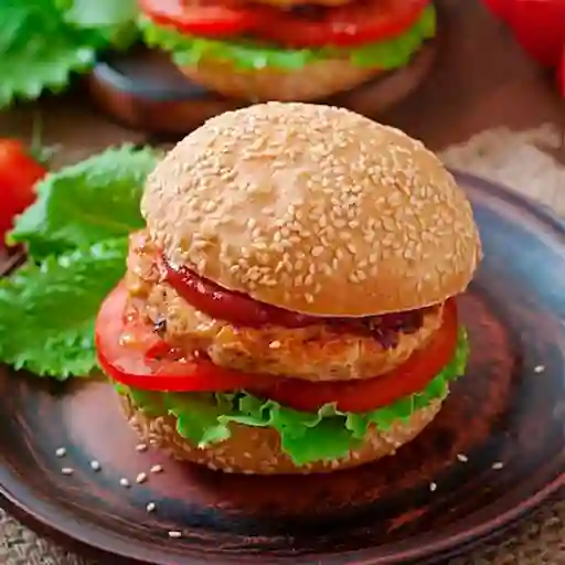 Hamburguesa de Pollo a la Plancha