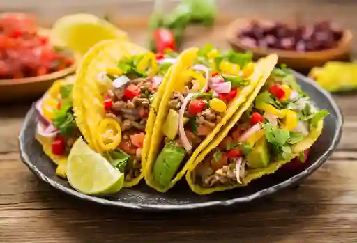 Taco Dorado de Pastor