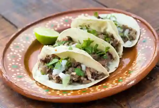 Tacos Dorados Tripa Orden de 3