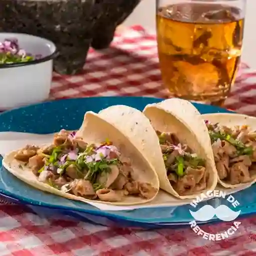 Tacos Dorados Tripa Orden de 3