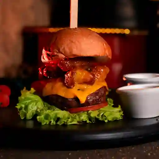 Hamburguesa con Mermelada de Tocineta