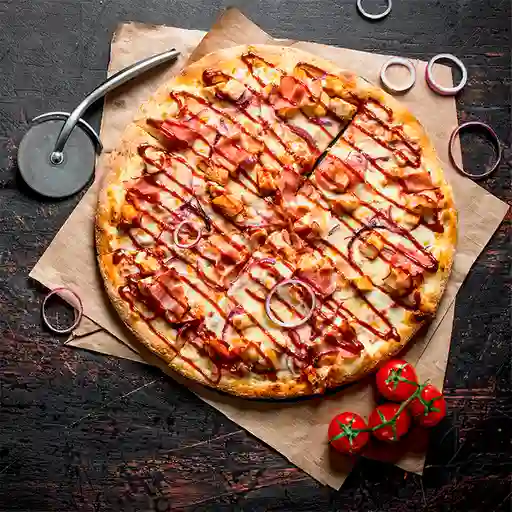 Pizza Jamón y Pollo