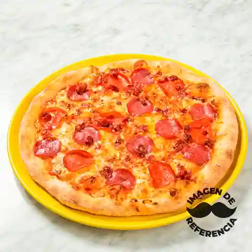 Pizza Jamón y Tocineta