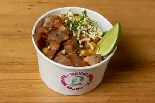Esquites con Chicharrón