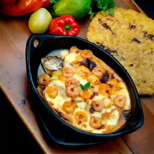 Trucha en Salsa de Camarones