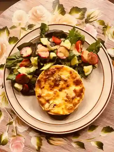 Quiché con Ensalada